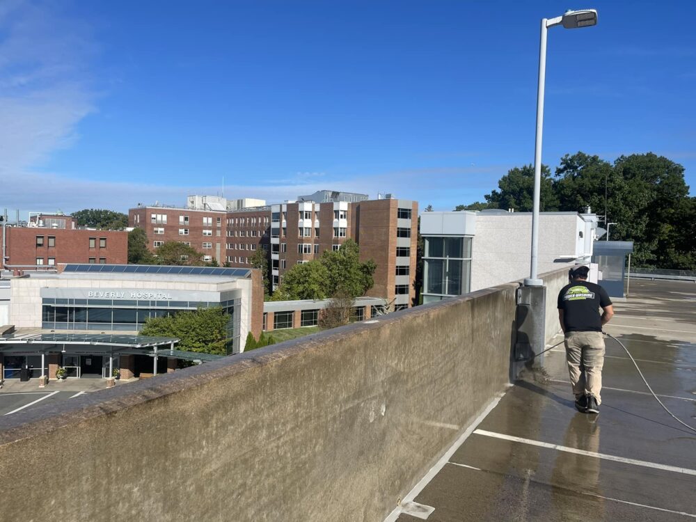 parking garage washing